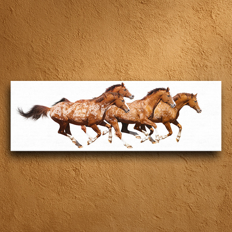 Personalized Free in Spirit Horse Stretched Canvas