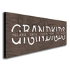 Lodge Grandkids Personalized Sign - Small