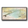 Dad's Catch Personalized Wall Art