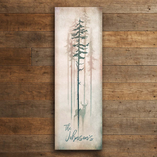 Pine Mist Personalized Wall Art