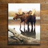Moose Reflection Personalized Wall Art