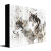 Winter Wolves Personalized Wall Art