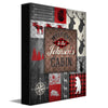 Patchwork Welcome Personalized Stretched Canvas