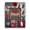 Patchwork Welcome Personalized Stretched Canvas