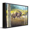 Meadow Calls Personalized Float Framed Canvas
