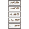 Personalized Bear Family Framed Canvas