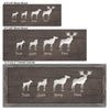 Personalized Moose Family Framed Canvas