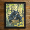 Personalized Love Bears Framed Canvas - Small