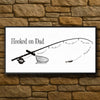 Dad's Catch Personalized Wall Art