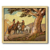 Cowboy & Cowgirl Personalized Canvas - 12 x 15