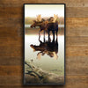 Moose Reflection Personalized Wall Art