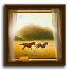 Running Free Personalized Float Framed Canvas