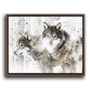 Winter Wolves Personalized Wall Art