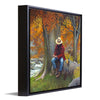 Forest Hunter Personalized Float Framed Canvas