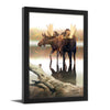 Moose Reflection Personalized Wall Art
