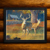 Wide Awake Whitetail Deer Personalized Wall Art