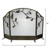 Pinecone Fireplace Screen - OUT OF STOCK UNTIL 06/09/2026