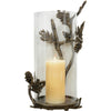 Pinecone Wall Candle Sconce