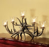 Bronze Finish Antler Votive Candelabra- SALE