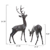 Woodland Deer Garden Sculptures - Set of 2 - OUT OF STOCK UNTIL 08/26/2026