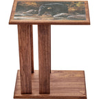 Black Bear Wood Side Table