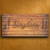 Pine Forest Personalized Stretched Canvas