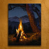 At the Campfire Personalized Stretched Canvas - Small