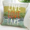 Live Love Lake Accent Pillow
