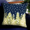 Snowy Forest Accent Pillow