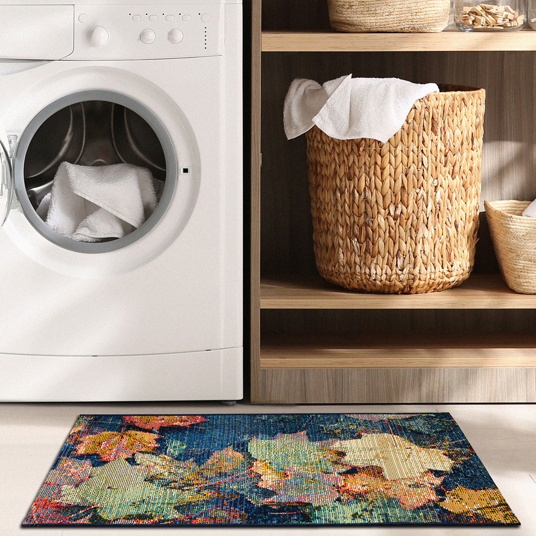 Fall Forest Leaves Rug - 2 x 3