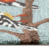Perch Party Blue Floor Mat - 2 x 3 - OUT OF STOCK UNTIL 08/26/2026