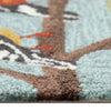 Perch Party Blue Floor Mat - 2 x 5 - OUT OF STOCK UNTIL 08/17/2026