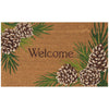 Rustic Pine Welcome Mat - 2 x 3 - OUT OF STOCK UNTIL 08/03/2026