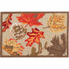 Fall Leaves Tan Indoor/Outdoor Rug - 2 x 3