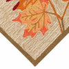 Autumn Leaves Tan Indoor/Outdoor Rug - 5 x 8