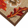 Fall Leaves Tan Indoor/Outdoor Rug - 5 x 8