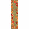 Autumn Leaves Moss Indoor/Outdoor Rug - 2 x 8