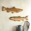 Brown River Trout Hand Carved Wall Hanging - OUT OF STOCK