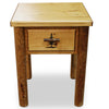 Rocky Mountain Log Nightstand