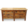 Pine Crest Bear Log 6 Drawer Dresser