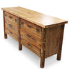 Pine Crest Bear Log 6 Drawer Dresser