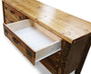 Pine Crest Bear Log 6 Drawer Dresser