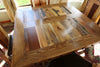 Carved Bear Barnwood Table and Chairs (5 pcs)