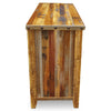 Barnwood Buffet w/Tree Carvings
