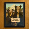 Bearly Gothic Personalized Wall Art