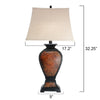 Tooled Leather Old West Lamp
