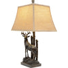Bronze Deer Table Lamp