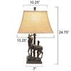 Bronze Deer Table Lamp
