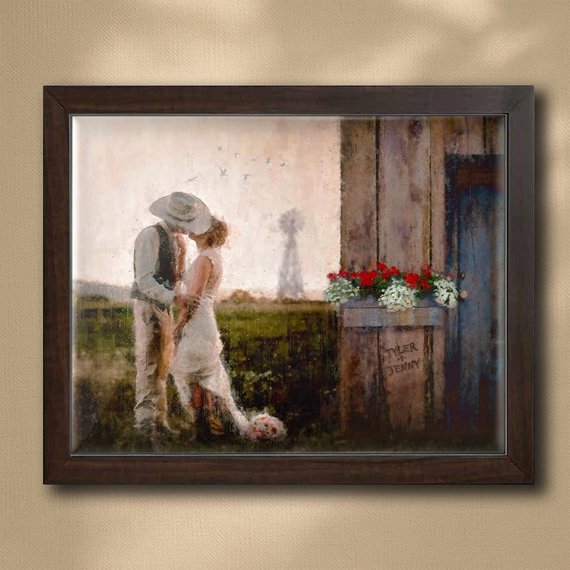 Prairie Romance Framed Print