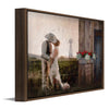 Prairie Romance Framed Canvas - Large